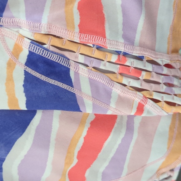 Lululemon. High Waisted Capris with a vibrant pattern. EUC - Picture 3 of 3